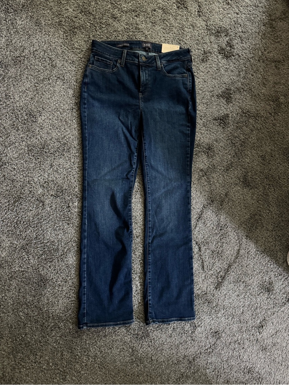 NYDJ Bootcut Jeans in Dark Blue Wash